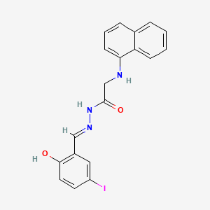 N'-[(E)-(2-Hydroxy-5-iodophenyl)methylidene]-2-[(naphthalen-1-YL)amino]acetohydrazide