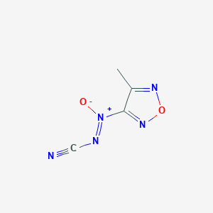 3-(Cyano-non-azoxy)-4-methyl-1,2,5-oxadiazole