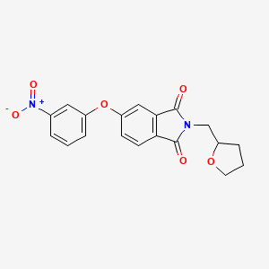 5-(3-nitrophenoxy)-2-(tetrahydrofuran-2-ylmethyl)-1H-isoindole-1,3(2H)-dione