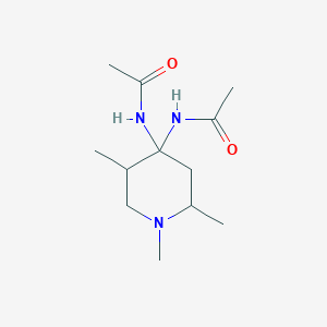 N-(4-acetamido-1,2,5-trimethylpiperidin-4-yl)acetamide