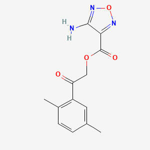 2-(2,5-Dimethylphenyl)-2-oxoethyl 4-amino-1,2,5-oxadiazole-3-carboxylate