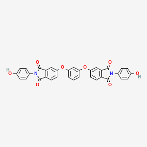 5,5'-[benzene-1,3-diylbis(oxy)]bis[2-(4-hydroxyphenyl)-1H-isoindole-1,3(2H)-dione]