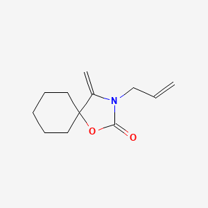 4-Methylidene-3-(prop-2-en-1-yl)-1-oxa-3-azaspiro[4.5]decan-2-one