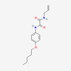 N-[4-(pentyloxy)phenyl]-N'-(prop-2-en-1-yl)ethanediamide