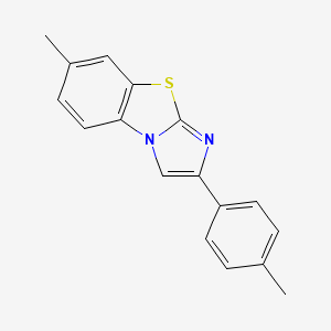 7-Methyl-2-(4-methylphenyl)imidazo[2,1-b][1,3]benzothiazole