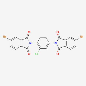 2,2'-(2-chlorobenzene-1,4-diyl)bis(5-bromo-1H-isoindole-1,3(2H)-dione)