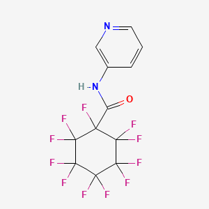 1,2,2,3,3,4,4,5,5,6,6-undecafluoro-N-pyridin-3-ylcyclohexanecarboxamide