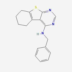 N-benzyl-5,6,7,8-tetrahydro[1]benzothieno[2,3-d]pyrimidin-4-amine