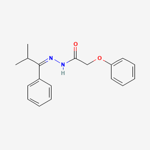 N'-[(1Z)-2-methyl-1-phenylpropylidene]-2-phenoxyacetohydrazide