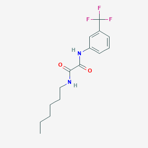 N-hexyl-N'-[3-(trifluoromethyl)phenyl]ethanediamide