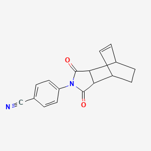 4-(1,3-dioxo-1,3,3a,4,7,7a-hexahydro-2H-4,7-ethanoisoindol-2-yl)benzonitrile