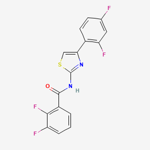 N-[4-(2,4-difluorophenyl)-1,3-thiazol-2-yl]-2,3-difluorobenzamide