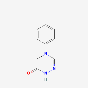 4-(4-methylphenyl)-4,5-dihydro-1,2,4-triazin-6(1H)-one