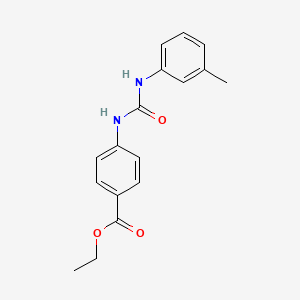 Ethyl 4-{[(3-methylphenyl)carbamoyl]amino}benzoate