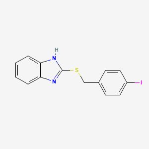 2-[(4-iodobenzyl)sulfanyl]-1H-benzimidazole