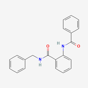 molecular formula C21H18N2O2 B11107433 2-benzamido-N-benzylbenzamide CAS No. 70553-46-7