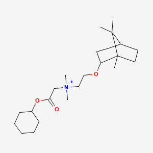 2-(cyclohexyloxy)-N,N-dimethyl-2-oxo-N-{2-[(1,7,7-trimethylbicyclo[2.2.1]hept-2-yl)oxy]ethyl}ethanaminium