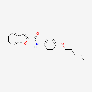 N-[4-(pentyloxy)phenyl]-1-benzofuran-2-carboxamide