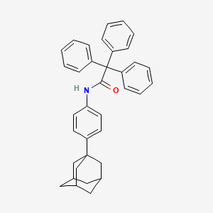 N-[4-(1-adamantyl)phenyl]-2,2,2-triphenylacetamide