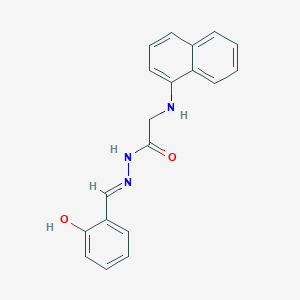 N'-(2-Hydroxybenzylidene)-2-(1-naphthylamino)acetohydrazide