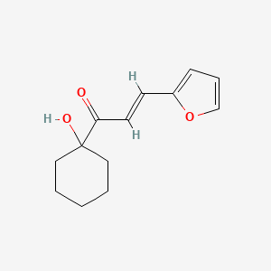 (2E)-3-(furan-2-yl)-1-(1-hydroxycyclohexyl)prop-2-en-1-one