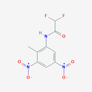 2,2-difluoro-N-(2-methyl-3,5-dinitrophenyl)acetamide