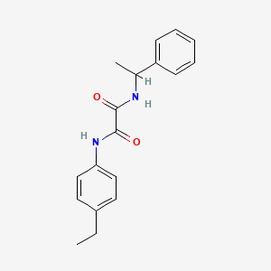 N-(4-Ethylphenyl)-N-(1-phenylethyl)ethanediamide