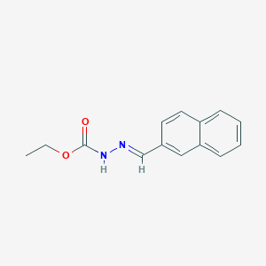 ethyl (2E)-2-(naphthalen-2-ylmethylidene)hydrazinecarboxylate