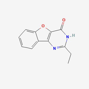 2-ethyl[1]benzofuro[3,2-d]pyrimidin-4(3H)-one