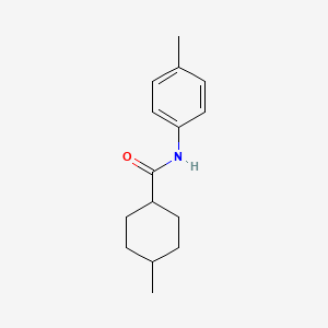 4-methyl-N-(4-methylphenyl)cyclohexane-1-carboxamide