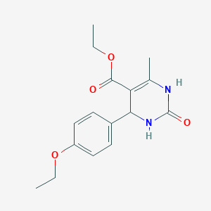 Ethyl 4-(4-ethoxyphenyl)-6-methyl-2-oxo-1,2,3,4-tetrahydropyrimidine-5-carboxylate