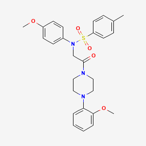 N-(4-methoxyphenyl)-N-{2-[4-(2-methoxyphenyl)piperazin-1-yl]-2-oxoethyl}-4-methylbenzenesulfonamide