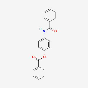 molecular formula C20H15NO3 B11107882 Benzamide, N-[4-(benzoyloxy)phenyl]- CAS No. 80824-77-7