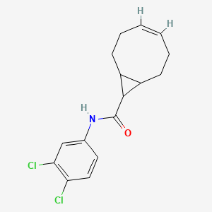 (4Z)-N-(3,4-dichlorophenyl)bicyclo[6.1.0]non-4-ene-9-carboxamide