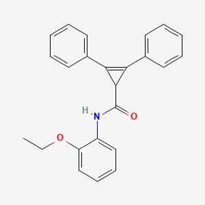 N-(2-ethoxyphenyl)-2,3-diphenylcycloprop-2-ene-1-carboxamide