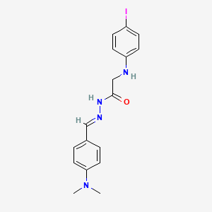 N'-[(E)-[4-(Dimethylamino)phenyl]methylidene]-2-[(4-iodophenyl)amino]acetohydrazide