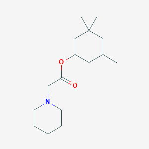 molecular formula C16H29NO2 B11108056 3,3,5-Trimethylcyclohexyl piperidin-1-ylacetate 