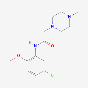 N-(5-chloro-2-methoxyphenyl)-2-(4-methylpiperazin-1-yl)acetamide