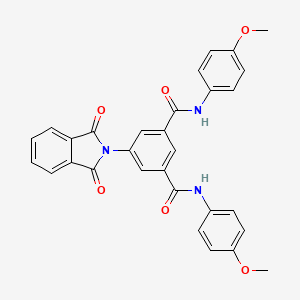 5-(1,3-dioxo-1,3-dihydro-2H-isoindol-2-yl)-N,N'-bis(4-methoxyphenyl)isophthalamide