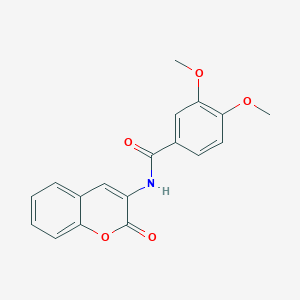 3,4-dimethoxy-N-(2-oxo-2H-chromen-3-yl)benzamide