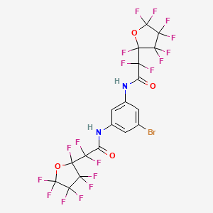 N,N'-(5-bromobenzene-1,3-diyl)bis[2,2-difluoro-2-(2,3,3,4,4,5,5-heptafluorotetrahydrofuran-2-yl)acetamide]