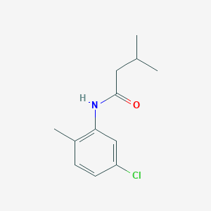 molecular formula C12H16ClNO B11108383 N-(5-chloro-2-methylphenyl)-3-methylbutanamide 