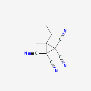 3-Ethyl-3-methyl-1,1,2,2-cyclopropanetetracarbonitrile