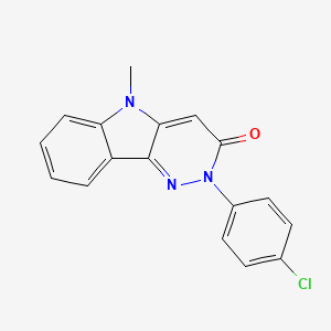 2-(4-chlorophenyl)-5-methyl-2,5-dihydro-3H-pyridazino[4,3-b]indol-3-one