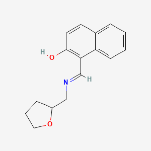 1-[(Tetrahydrofuran-2-ylmethylimino)methyl]-2-naphthol