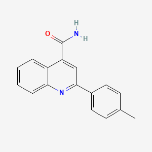 2-(4-Methylphenyl)quinoline-4-carboxamide