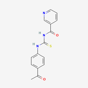 N-[(4-acetylphenyl)carbamothioyl]pyridine-3-carboxamide