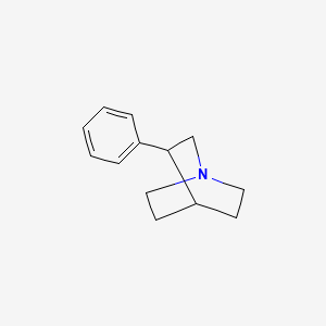 molecular formula C13H17N B11108633 3-Phenylquinuclidine 