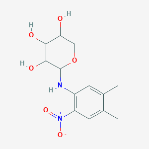 N-(4,5-dimethyl-2-nitrophenyl)pentopyranosylamine