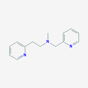 molecular formula C14H17N3 B11108744 2-Pyridineethanamine, N-methyl-N-(2-pyridinylmethyl)- CAS No. 137495-65-9